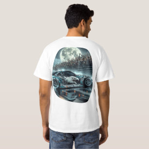 Street Eagle Night Drift Mondlicht-Rennwagen-Kun T-Shirt