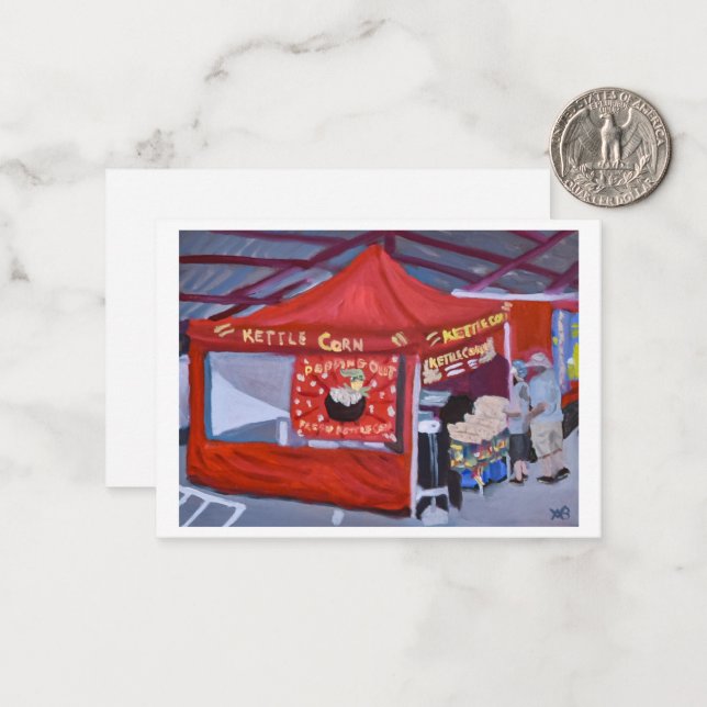 Street Fair Mitteilungskarte (Vorderseite/Rückseite Beispiel)