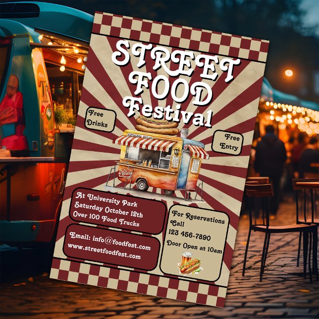 Street Food Festival - Förderung Flyer (Von Creator hochgeladen)