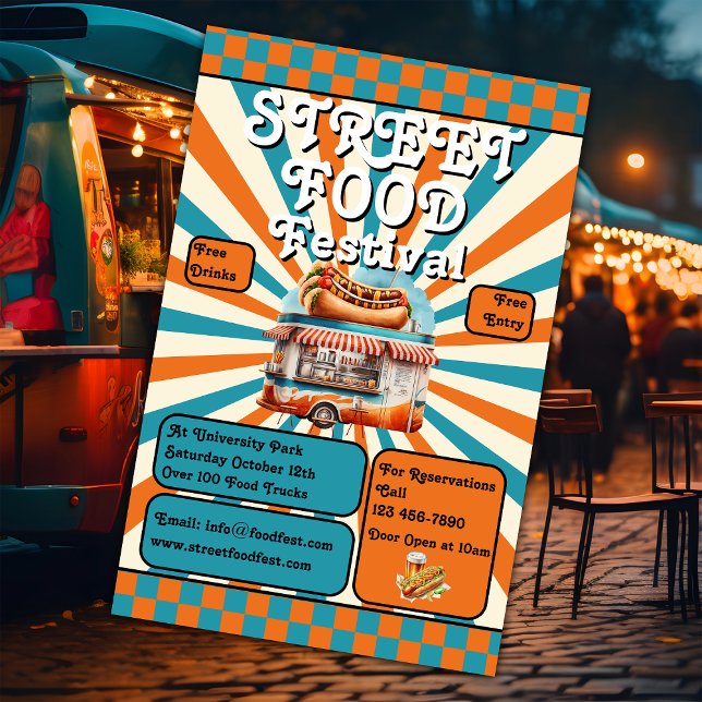 Street Food Festival - Förderung Flyer (Von Creator hochgeladen)