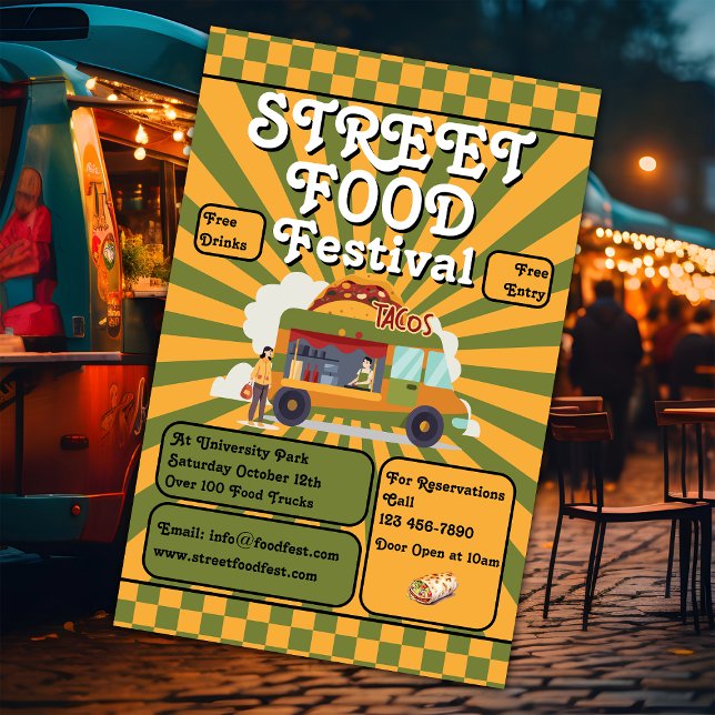 Street Food Festival - Förderung Flyer (Von Creator hochgeladen)
