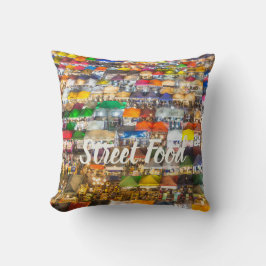 Street Food Market Rod Fai Bangkok Thailand Kissen