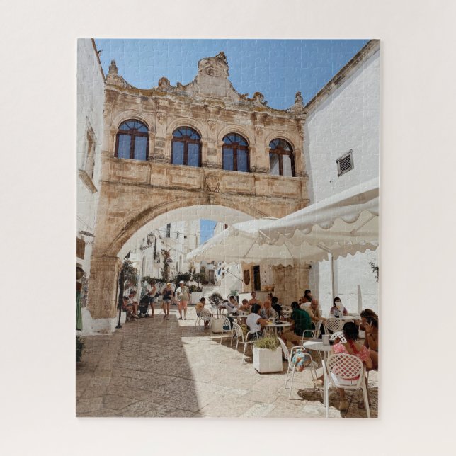 Street Fotografy in Otranto, Apulien, Italien Puzzle (Vertikal)