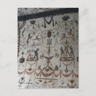 Street Frescos von Assisi Postkarte