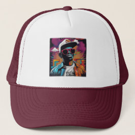 Street graffiti art RAP and Hip Hop - Hip Hop Cap Truckerkappe