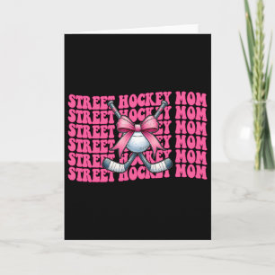 Street-Hockey-Mama Muttertag Rosa Coquette Karte