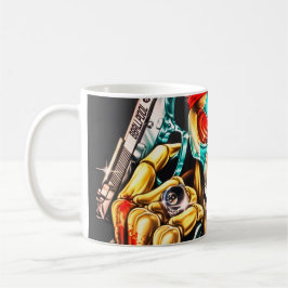 Street Hustle Urban King Premium Glossy Poster Kaffeetasse