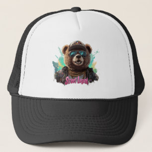 Street Legend Bear - Cooles Grafikdesign Truckerkappe