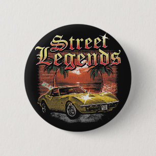 Street Legends - Urban Streetwear Design Button