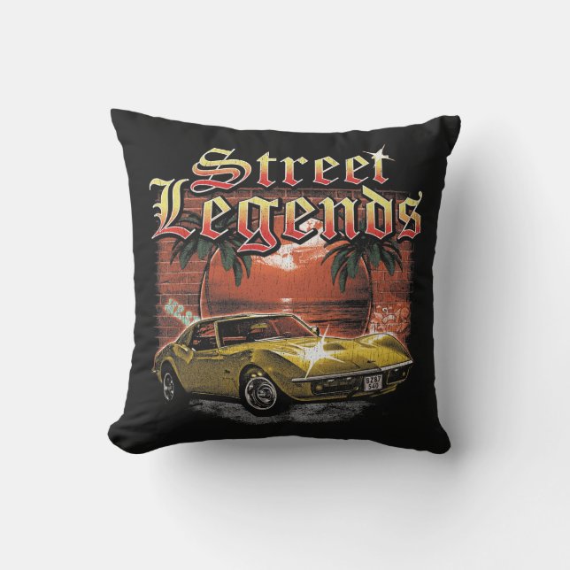 Street Legends - Urban Streetwear Design Kissen (Vorderseite)