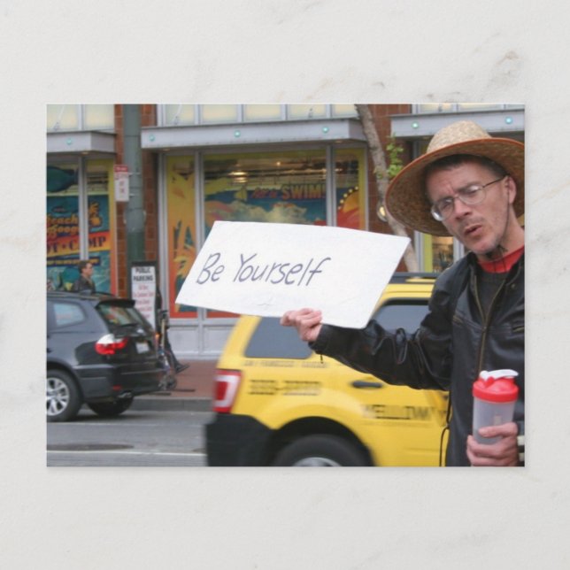 Street Life Postkarte (Vorderseite)