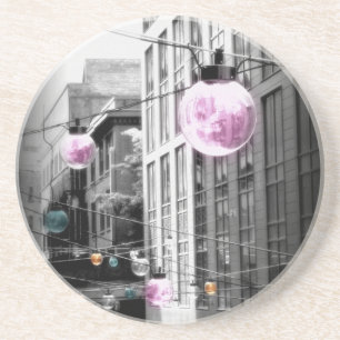 Street Lights Urban Art Getränkeuntersetzer