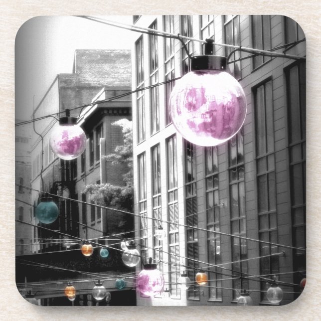 Street Lights Urban Art Untersetzer (Vorderseite)