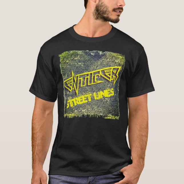 STREET LINES SHIRT-BLACK T-Shirt (Vorderseite)