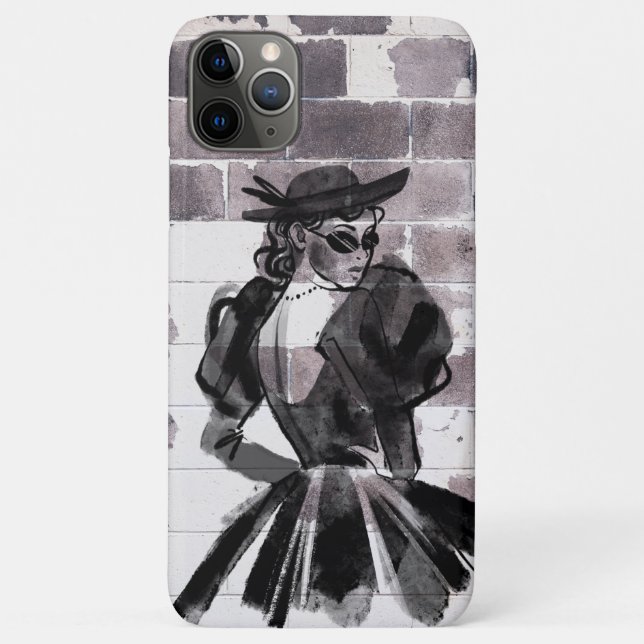 "Street Muse - Fashion on the Wall" Case-Mate iPhone Hülle (Rückseite)