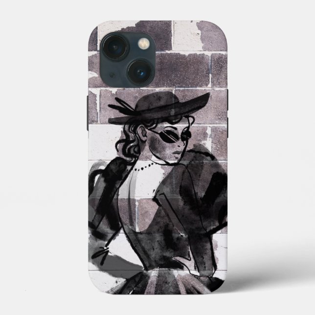 "Street Muse - Fashion on the Wall" Case-Mate iPhone Hülle (Rückseite)