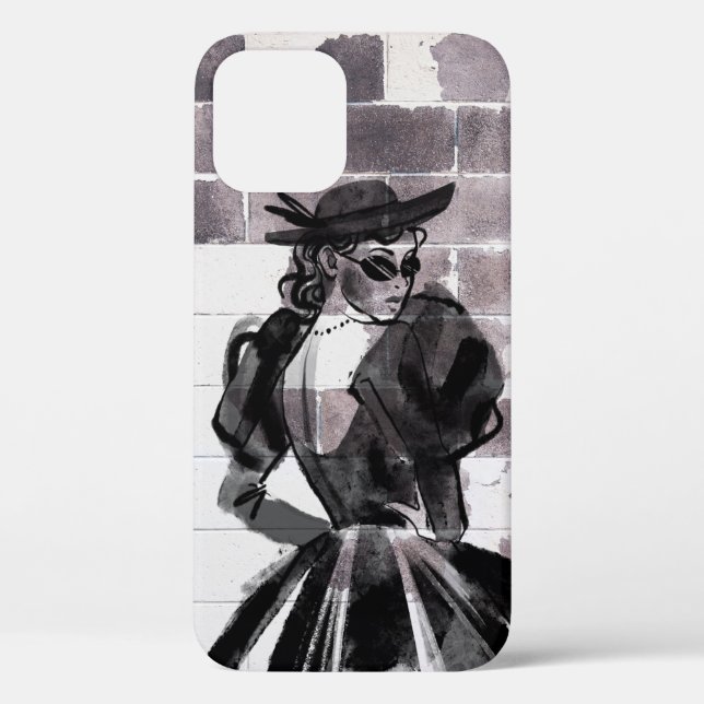 "Street Muse - Fashion on the Wall" Case-Mate iPhone Hülle (Rückseite)