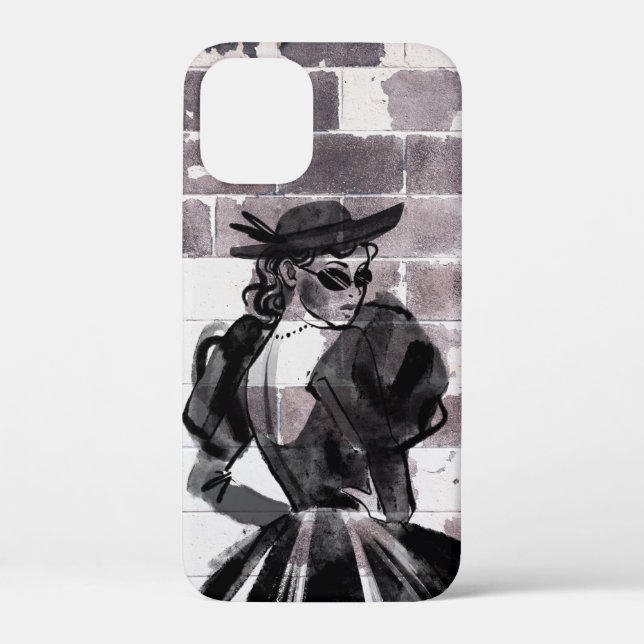 "Street Muse - Fashion on the Wall" Case-Mate iPhone Hülle (Rückseite)