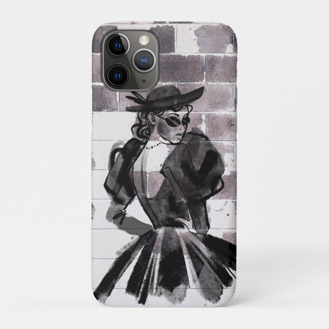 "Street Muse - Fashion on the Wall" Case-Mate iPhone Hülle (Rückseite)