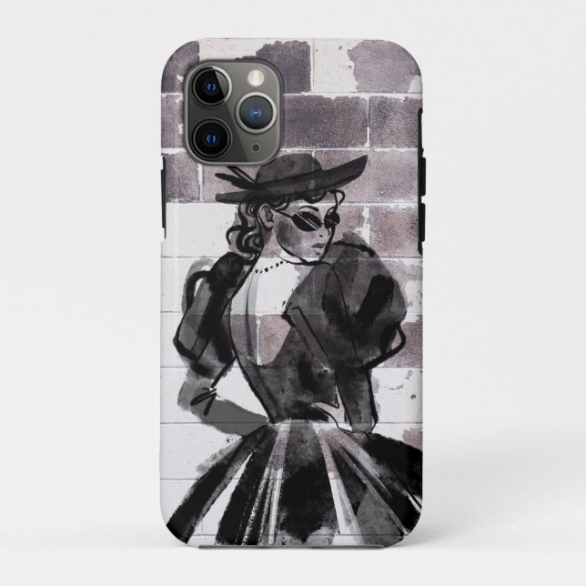 "Street Muse - Fashion on the Wall" Case-Mate iPhone Hülle (Rückseite)