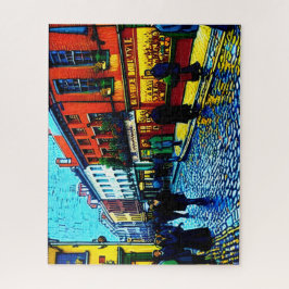 Street of Dublin (Ireland) Van Gogh Style  Puzzle