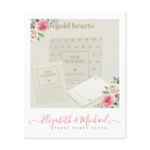 Street Party Style Wedding Design Eigener Flyer Ro