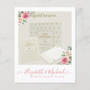 Street Party Style Wedding Design Eigener Flyer Ro