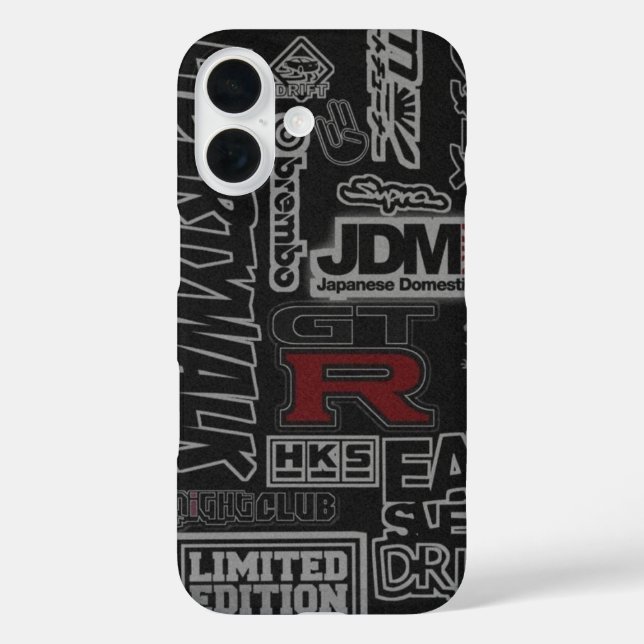 Street Racer Graffiti Case-Mate iPhone Hülle (Rückseite)