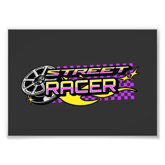 STREET RACERS BURNING WHEEL CLUB FOTODRUCK (Vorne)