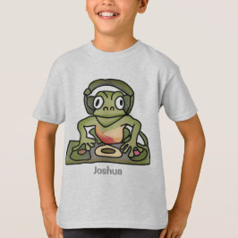 Street Retro Frog mit Kopfhörern | Funny T-Shirt