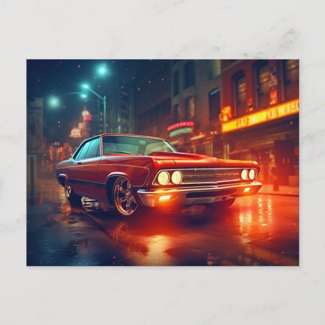 Street Rod Kings Cinematic Auto Postkarten (Vorderseite)