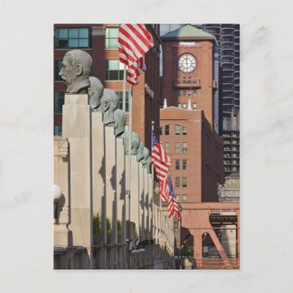 Street Scene außerhalb der Chicago Merchandise Postkarte