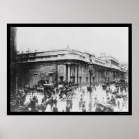 Street Scene bei der Bank of England in London 191