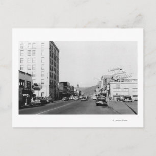 Street Scene in Aberdeen, WA Fotograf Postkarte