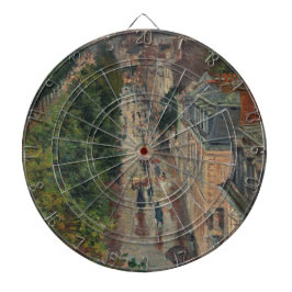 Street Scene in Paris (von Maximilien Luce) Dartscheibe