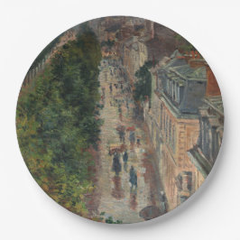 Street Scene in Paris (von Maximilien Luce) Pappteller