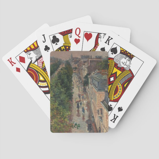 Street Scene in Paris (von Maximilien Luce) Spielkarten (Rückseite)