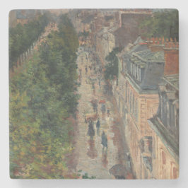 Street Scene in Paris (von Maximilien Luce) Steinuntersetzer