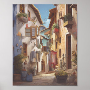 Street Scene - Urban Art Prints Poster