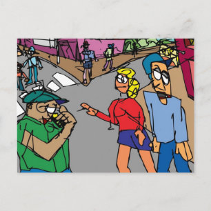 Street Seen Postkarte