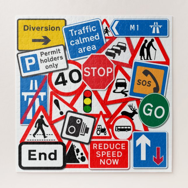Street Sign Design Puzzle (Vertikal)