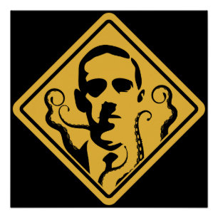 Street Sign Lovecraft Poster