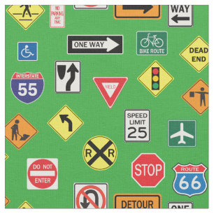 Street Signs Road Trip RV Stoff