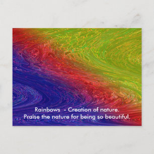 Street Smart Rainbow Captain Postkarte