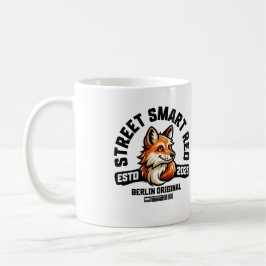 Street Smart Red Fox – Berlin Original Urban Vibes Kaffeetasse