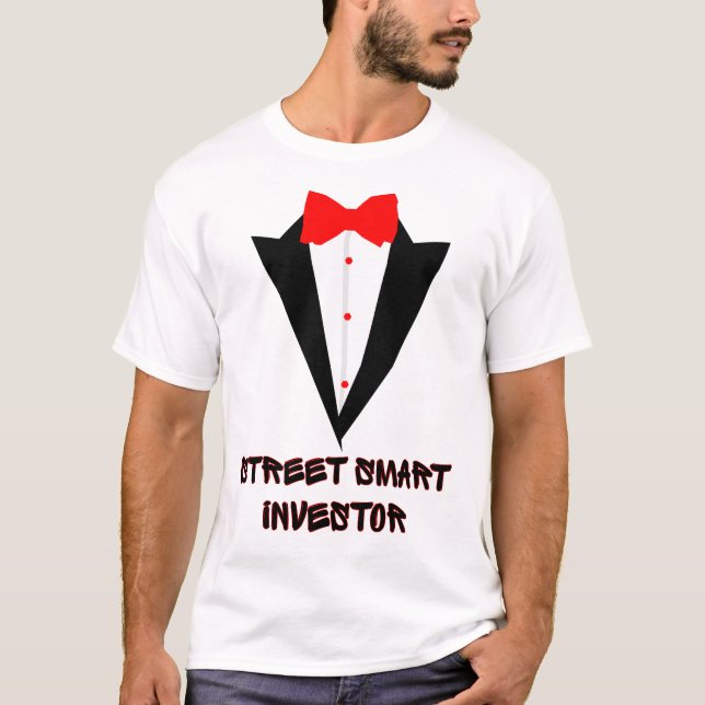 Street Smart Wall Street Dual Identity Investor T-Shirt (Vorderseite)