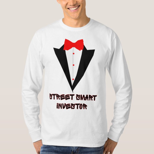 Street Smart Wall Street Dual Identity Investor T-Shirt (Vorderseite)