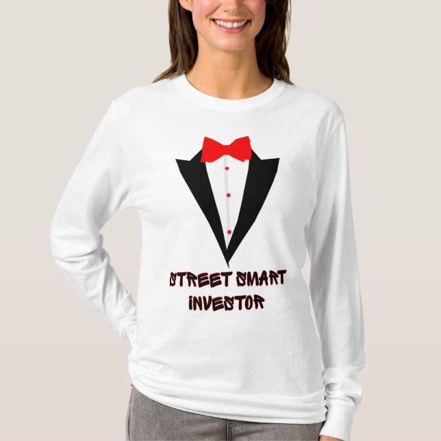 Street Smart Wall Street Dual Identity Investor T-Shirt (Vorderseite)