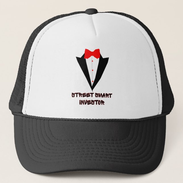 Street Smart Wall Street Investor's Mindset Merge Truckerkappe (Vorderseite)