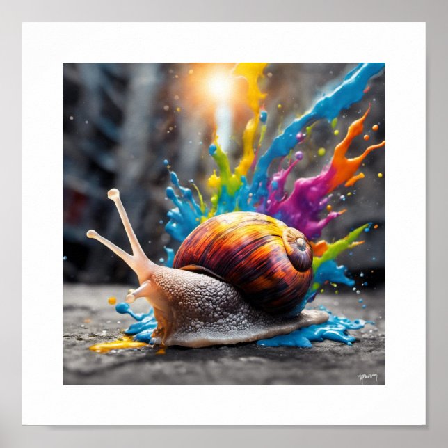 Street Snail Poster (Vorne)